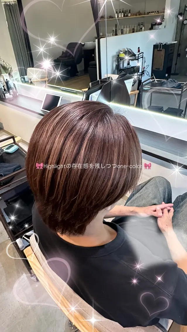 カラー ヘアカラー 麗 奈 🎀のヘアスタイル
