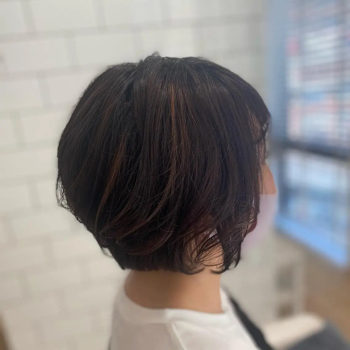 ショート カラー メンズ キッズ ショートボブ 子どものヘアアレンジ メンズパーマ メンズショート ボブ ✂︎ショート、ボブ、 レイヤー🩵YUMIのヘアスタイル