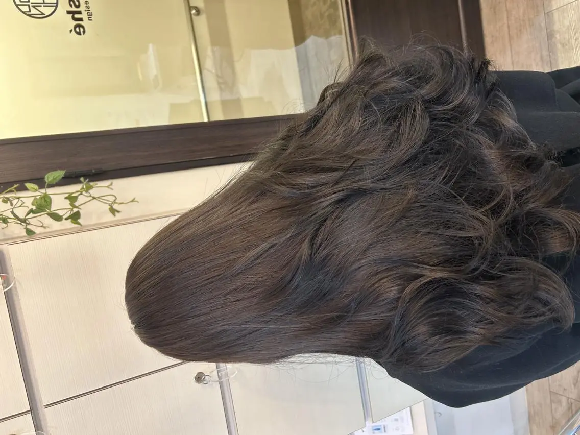 カラー ロング ヘアアレンジ 🦄🫧透明感 絹髪特化🫧🍓のヘアスタイル