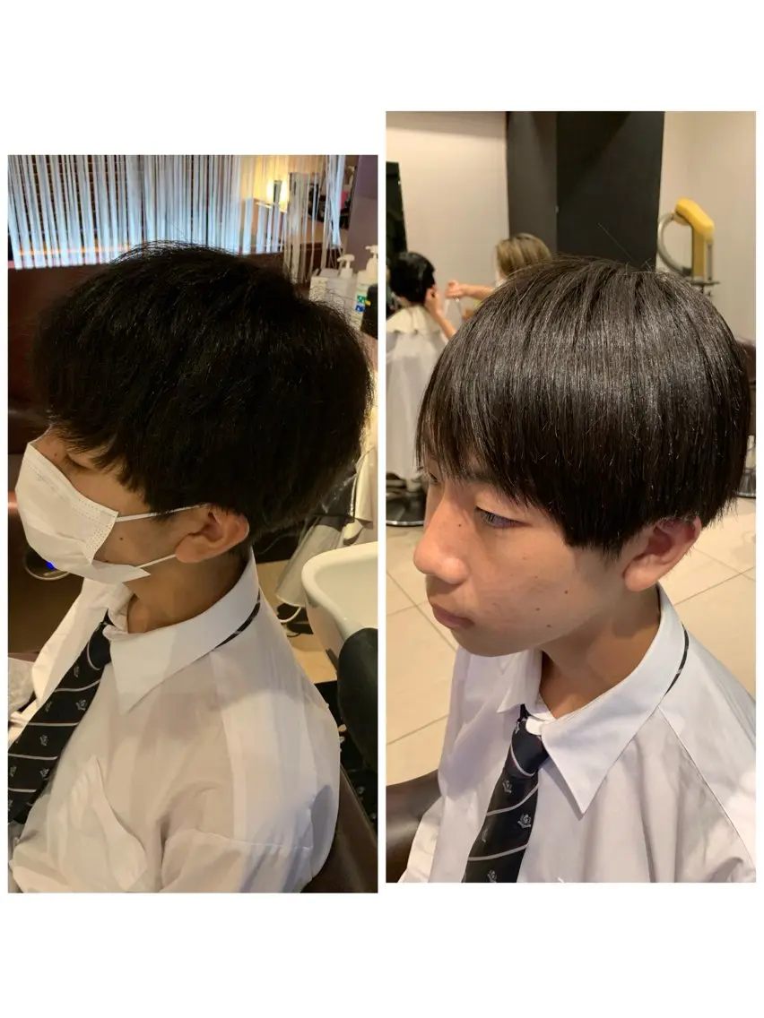 ショート メンズ manarino マリのヘアスタイル