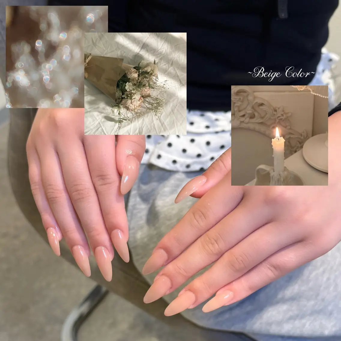 【hand】ワンカラー・グラデーション（オフなし） 🍓​〜​パーツ追加ok！の写真