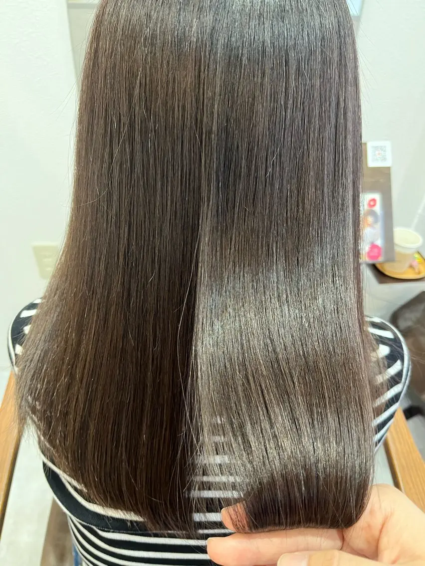 ロング 暖色*ベージュ *くらたあやかのヘアスタイル