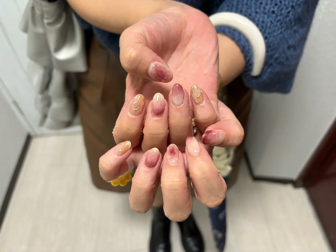 ネイル ハンドネイル Lani🌈Nail Konatsuのネイルデザイン