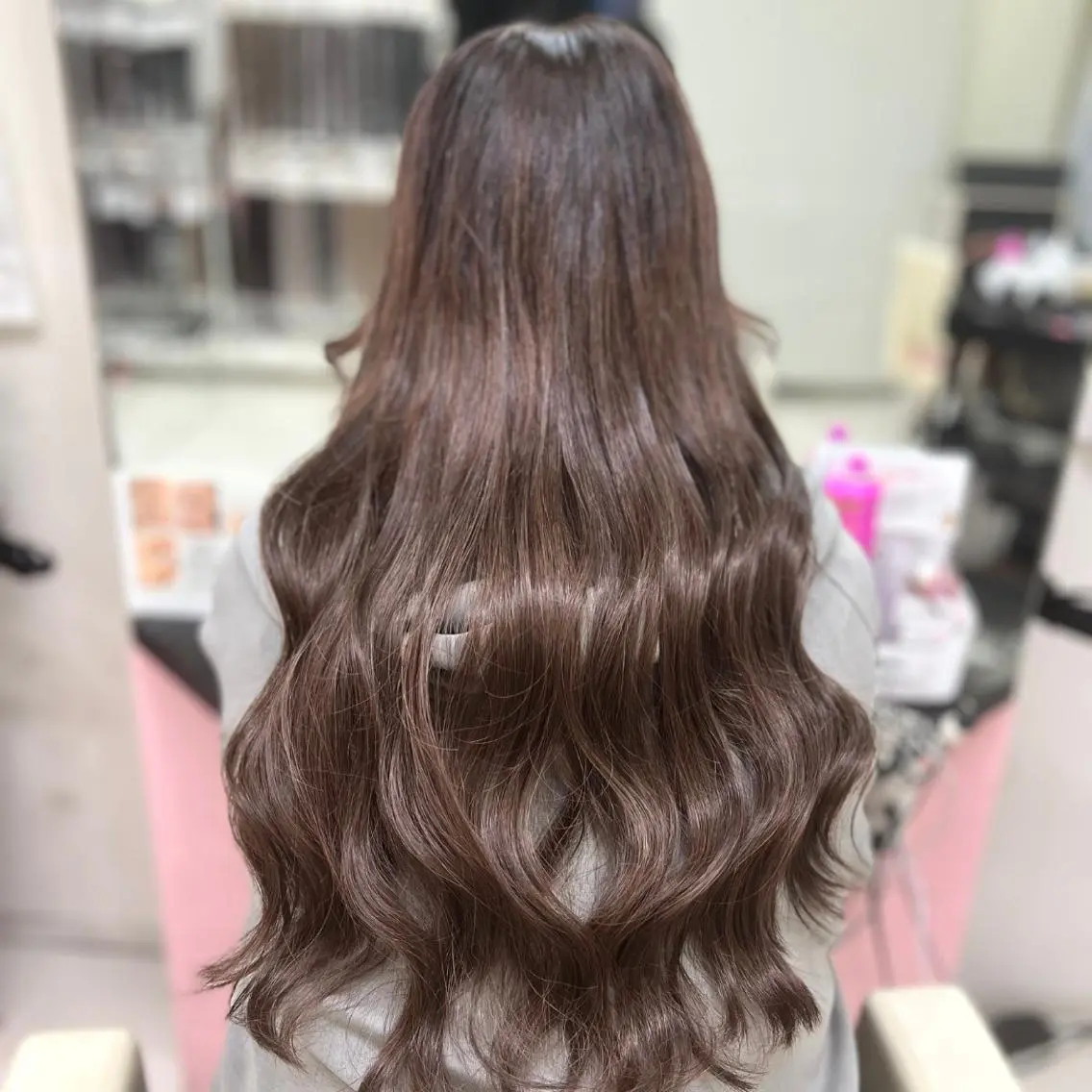 💜バージンレミー💜シールエクステ80本♪エクステカット込み💘人毛100%毛質最高ランク💞50cmロングタイプ💛の写真