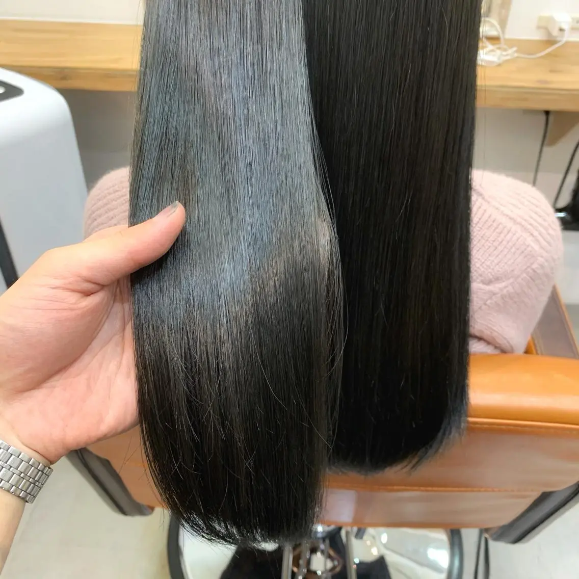 ロング カラー 髪質改善 トリートメント navile原宿 yumaのヘアスタイル
