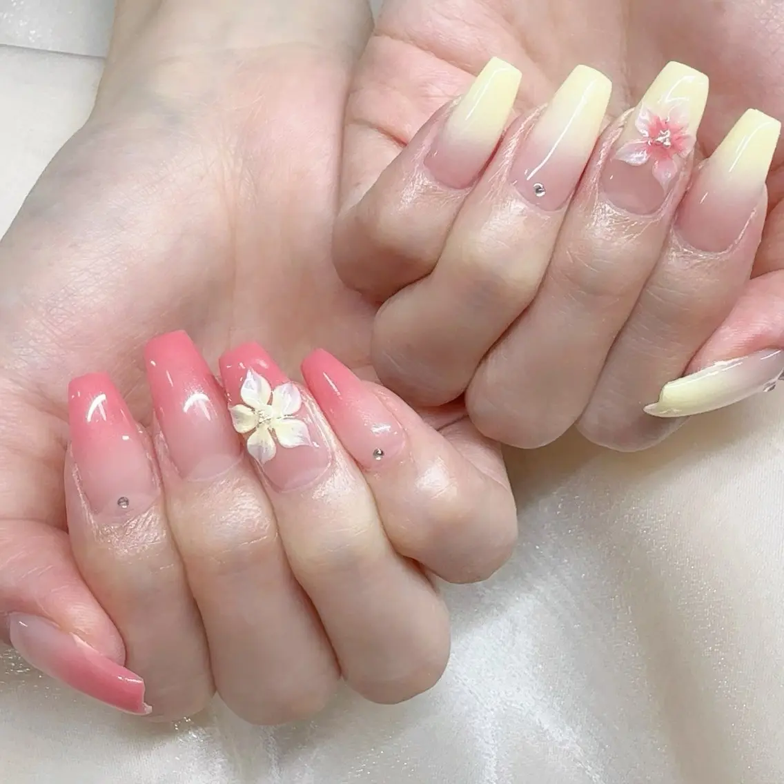 ネイル アートネイル グラデーション ✨木にいる ネイル✨のネイルデザイン