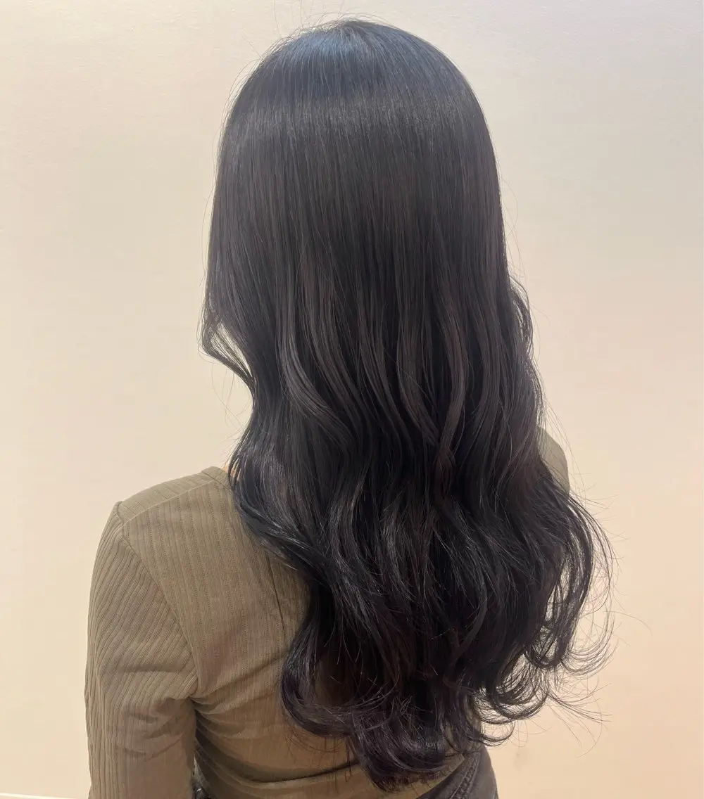 ロング カラー カット ヘアカラー 山神 あんじのヘアスタイル