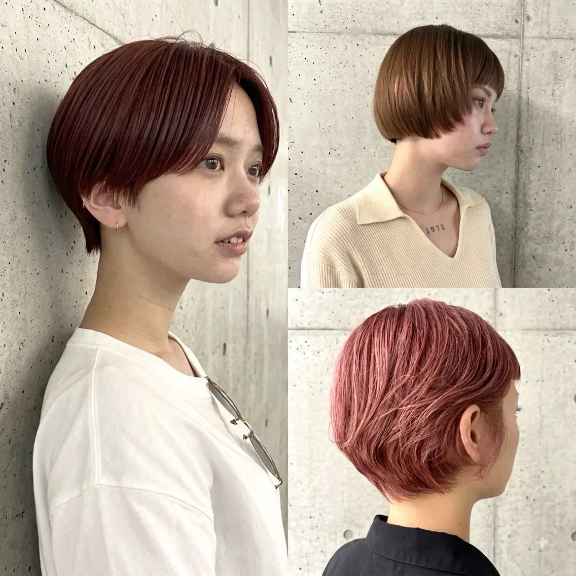 ショート カット ヘアカラー 宮崎 わか菜/ショートのヘアスタイル