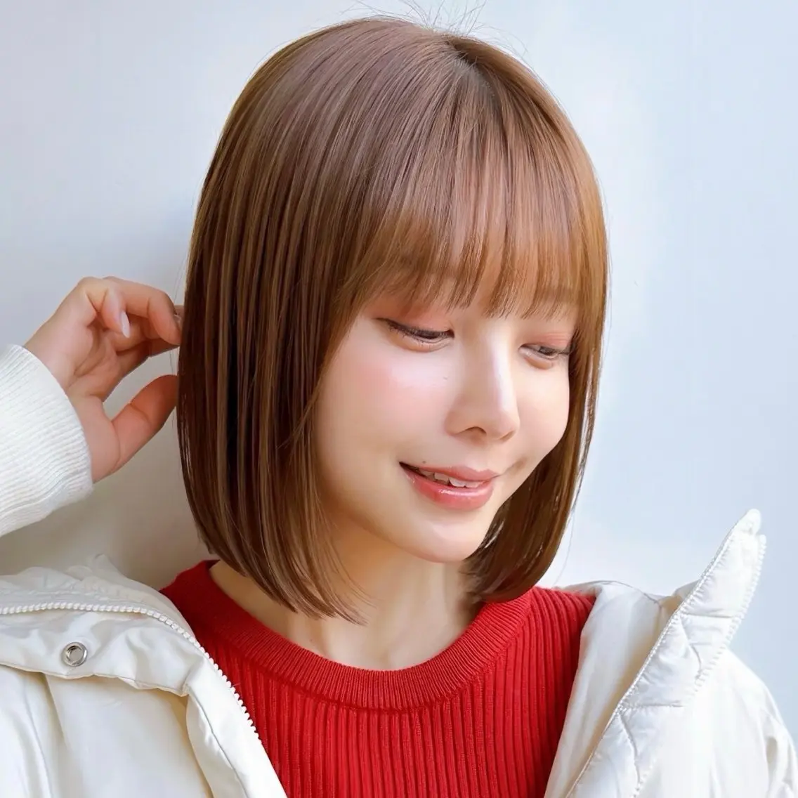 カット＋地毛風ストレート＋クイックトリートメントの写真