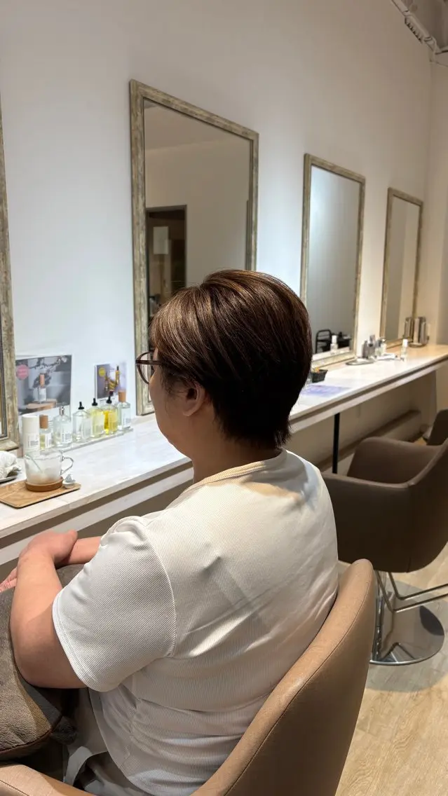 ショート カラー カット ヘアカラー soelいずみ野🌱 高橋のヘアスタイル