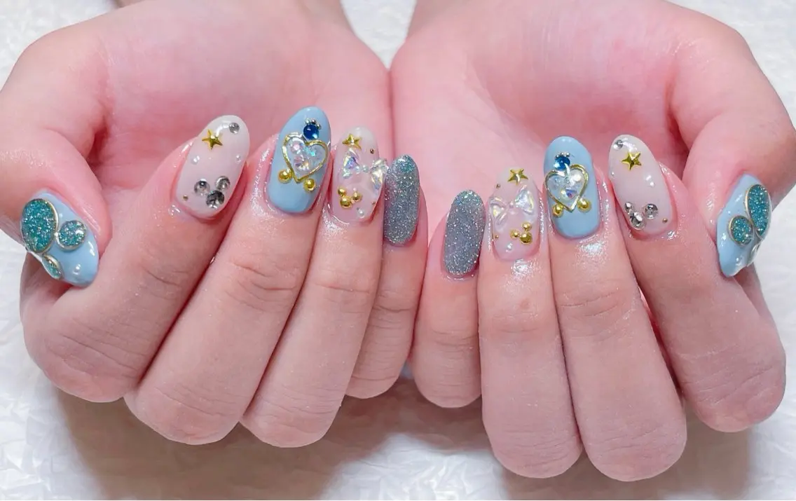 ネイル アートネイル オーロラネイル チークネイル フラッシュネイル フットネイル 💫ゆか_ Nailartistのネイルデザイン