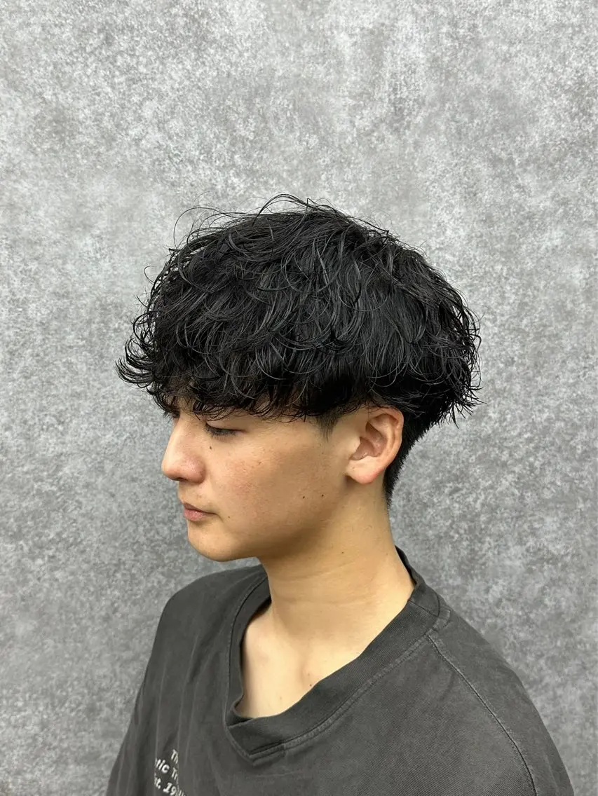 ショート カット パーマ 🔥フェザーパーマ 特化🔥勇斗のヘアスタイル