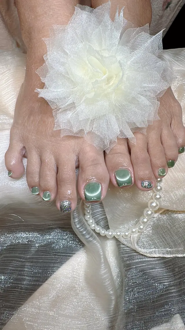ネイル フレンチネイル マグネットネイル Osin nailのネイルデザイン