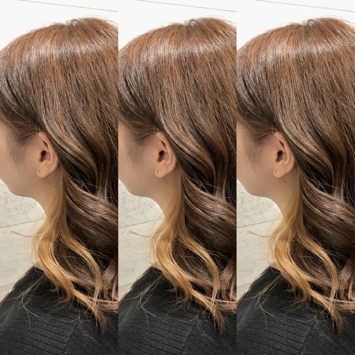 ミディアム カラー インナーカラー ヘアカラー トリートメント 髪質改善✨透明感 カラー🫧KAORIのヘアスタイル