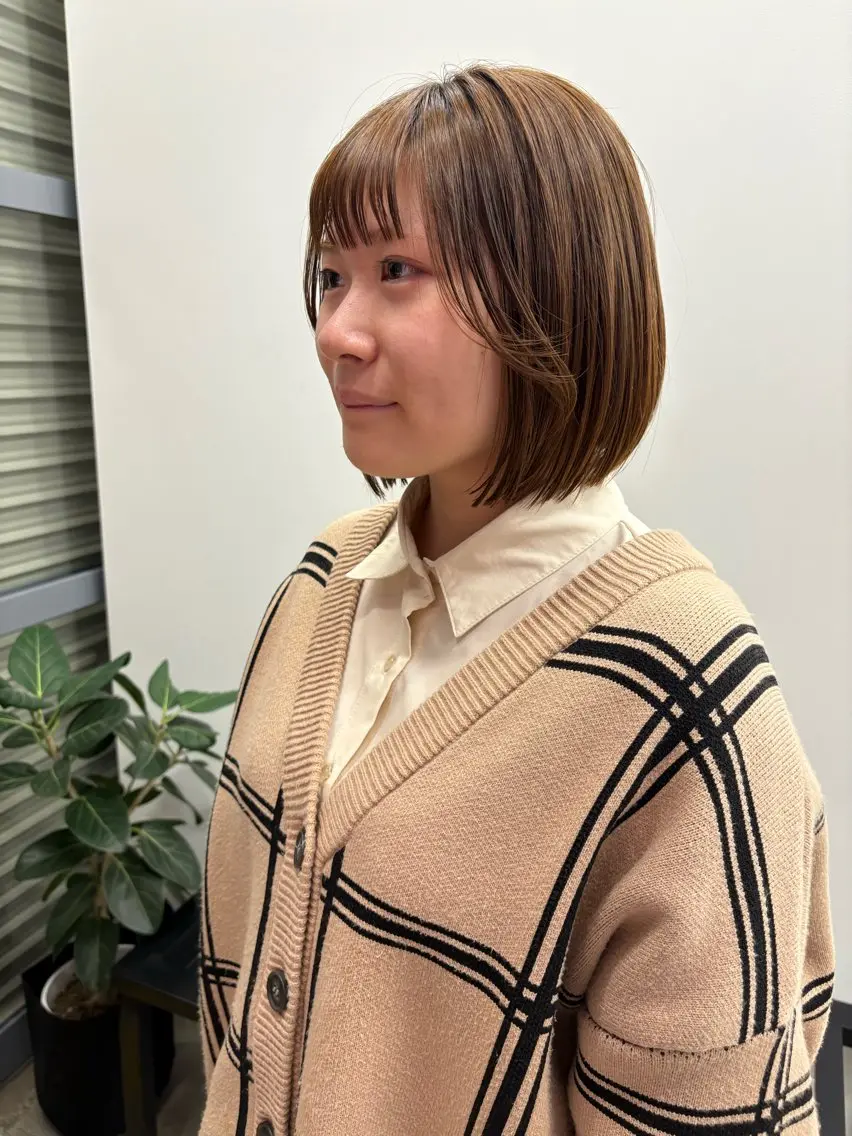 ミディアム ボブ 広美◎ <hiromi>のヘアスタイル