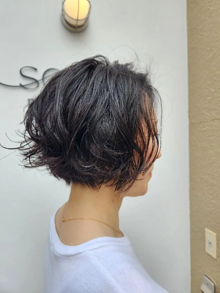 ショート カット トリートメント 佐藤 恵のヘアスタイル