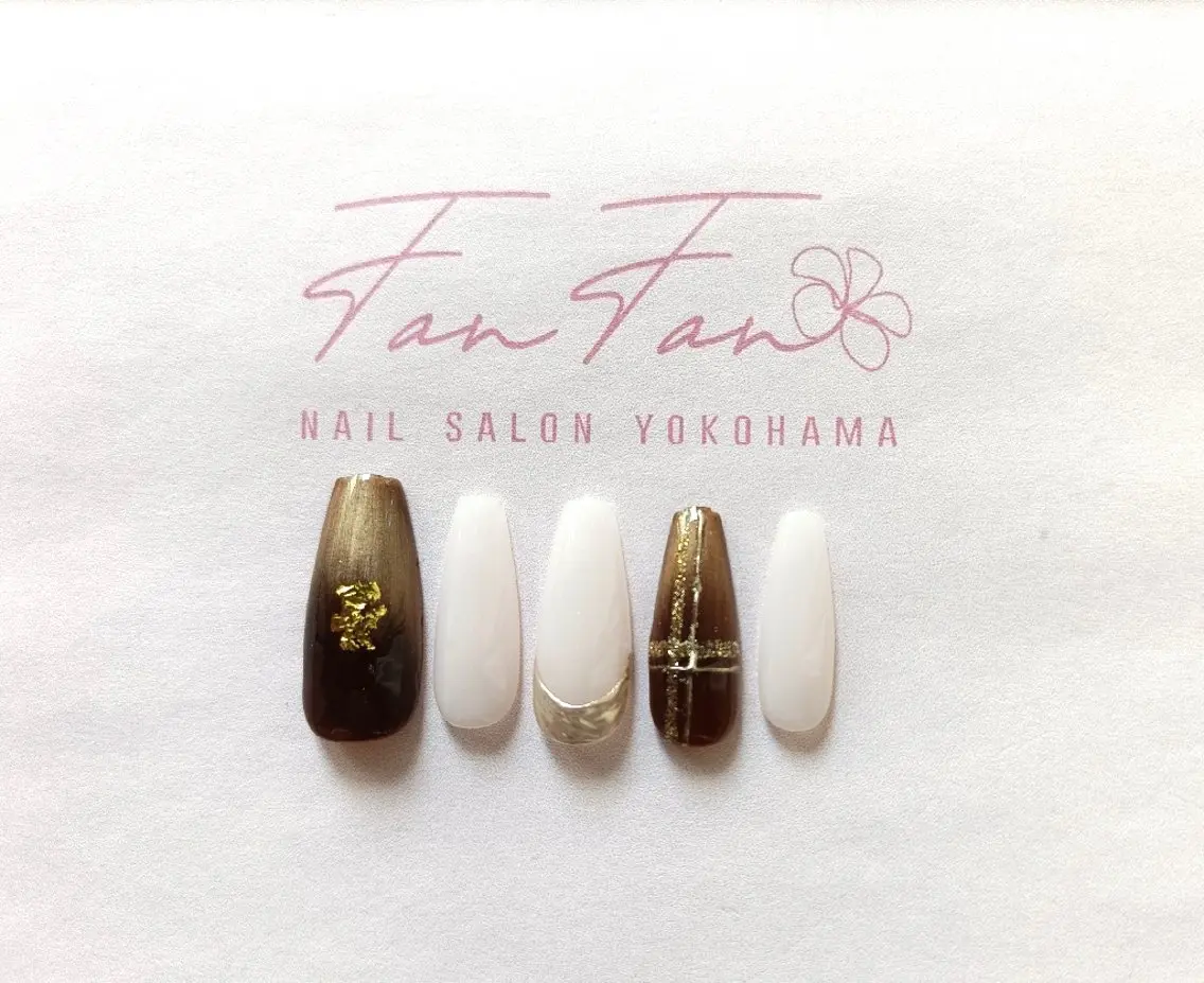 ネイル シンプルネイル RUE FANFANNAILのネイルデザイン