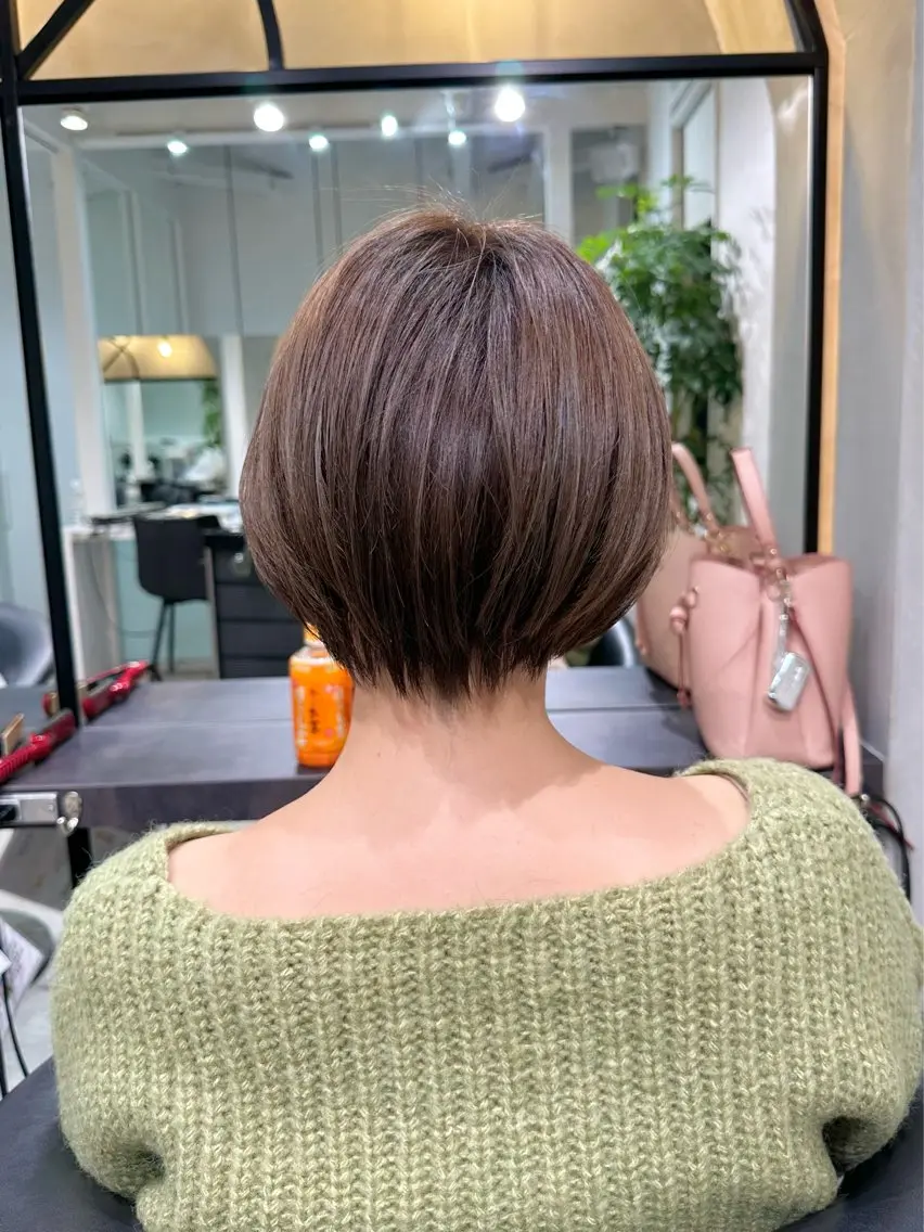 ショート ショートヘア カット ヘアカラー トリートメント ヘッドスパ 縮毛矯正/レイヤー taiga🐯のヘアスタイル