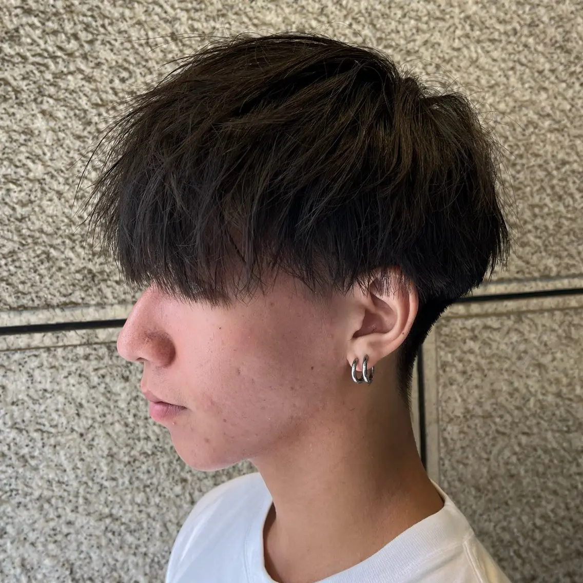 メンズ カット フェザーパーマ🌙 毛流れ yuzukiのヘアスタイル