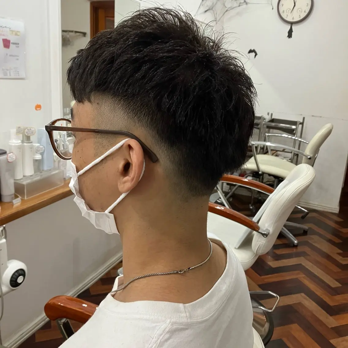 ショート メンズ フェードカット カット 佐藤 悠生 メンズパーマ.カットのヘアスタイル