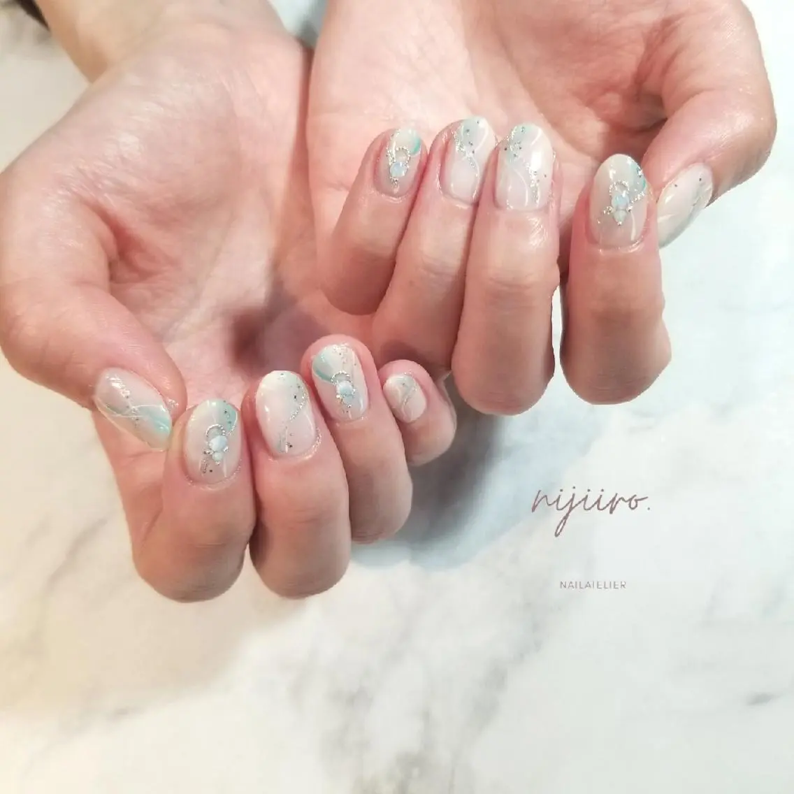 ネイル ハンドネイル nijiiro🌈 サトウのネイルデザイン