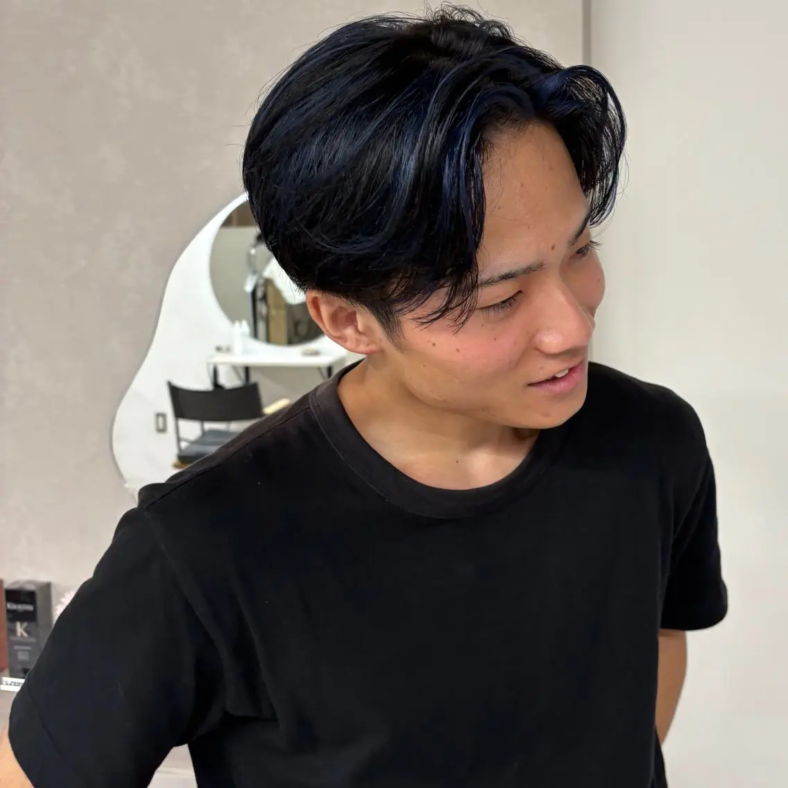 ショート カラー パーマ メンズ カット ヘアカラー KINOメンズカット /レディースモデルのヘアスタイル