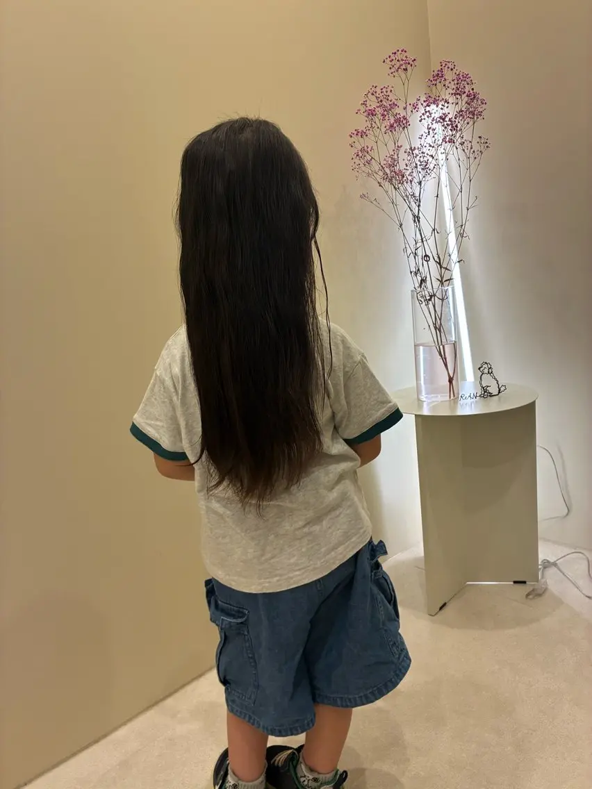 キッズ ReAN あおいのヘアスタイル
