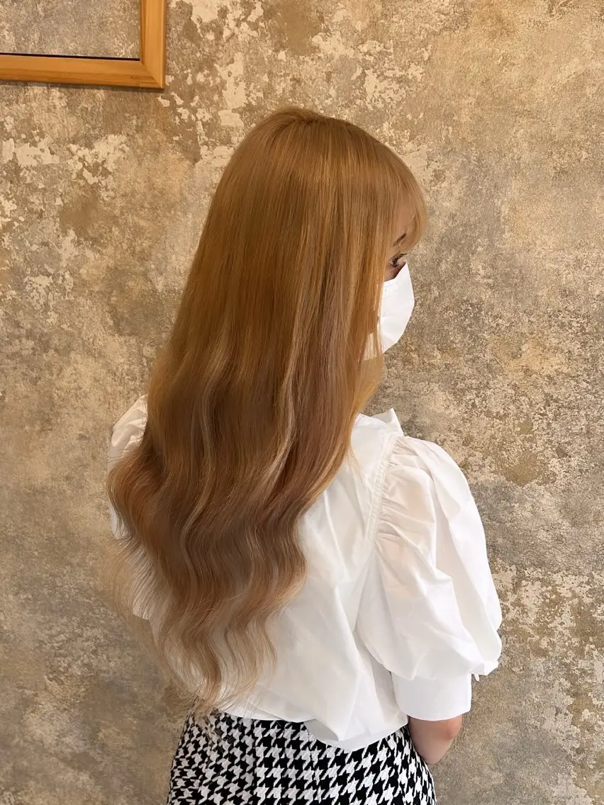 ロング エクステ 髪質改善 カット ヘアカラー トリートメント エクステ マテリアル 中央駅店のヘアスタイル
