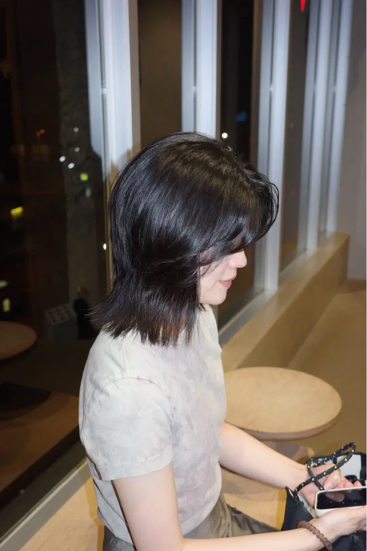 ミディアム 住谷 ゆりな　パーマ募集中のヘアスタイル