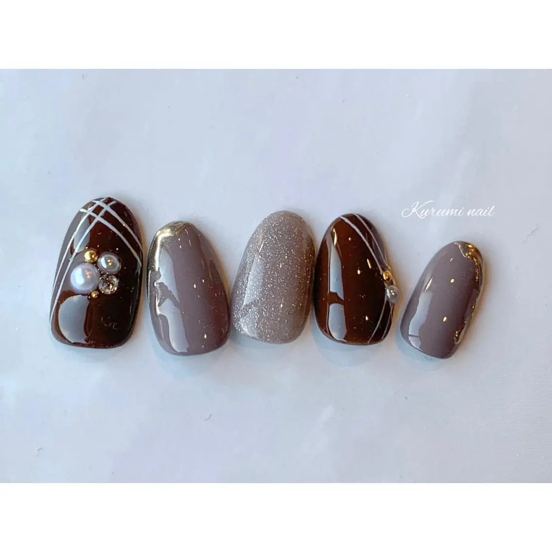 ネイル ハンドネイル Maison noyerのネイルデザイン