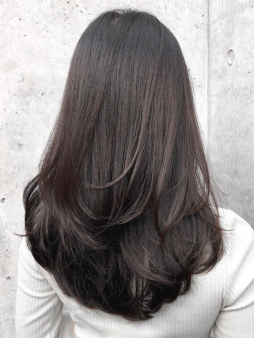 ロング カラー ヘアアレンジ 縮毛矯正 縮毛矯正・カラー特化 指名No.1shunのヘアスタイル