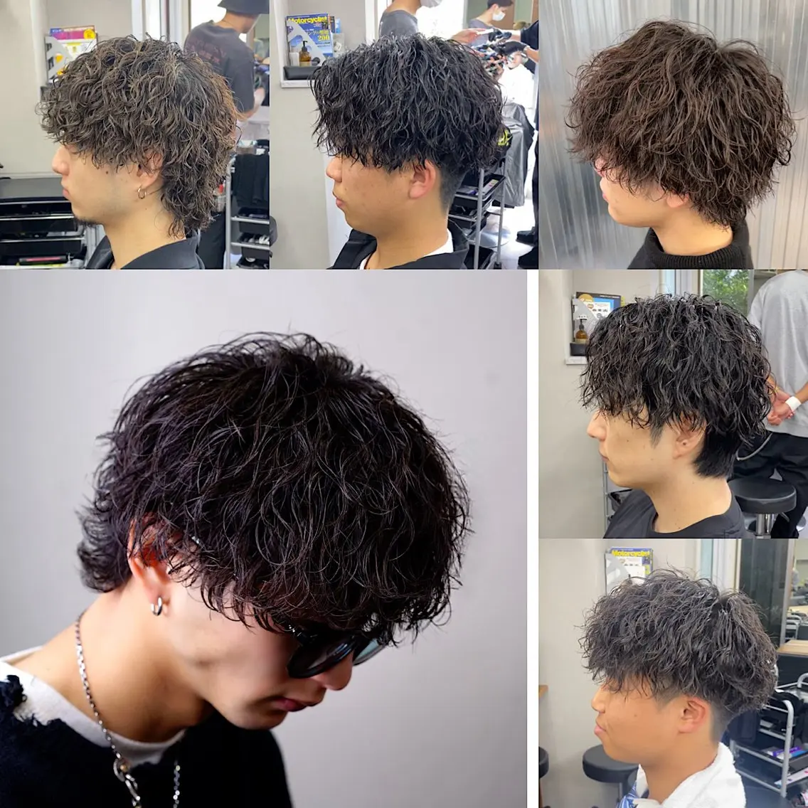 パーマ メンズ カット パーマ 渋谷/メンズパーマ 大岡拓海のヘアスタイル