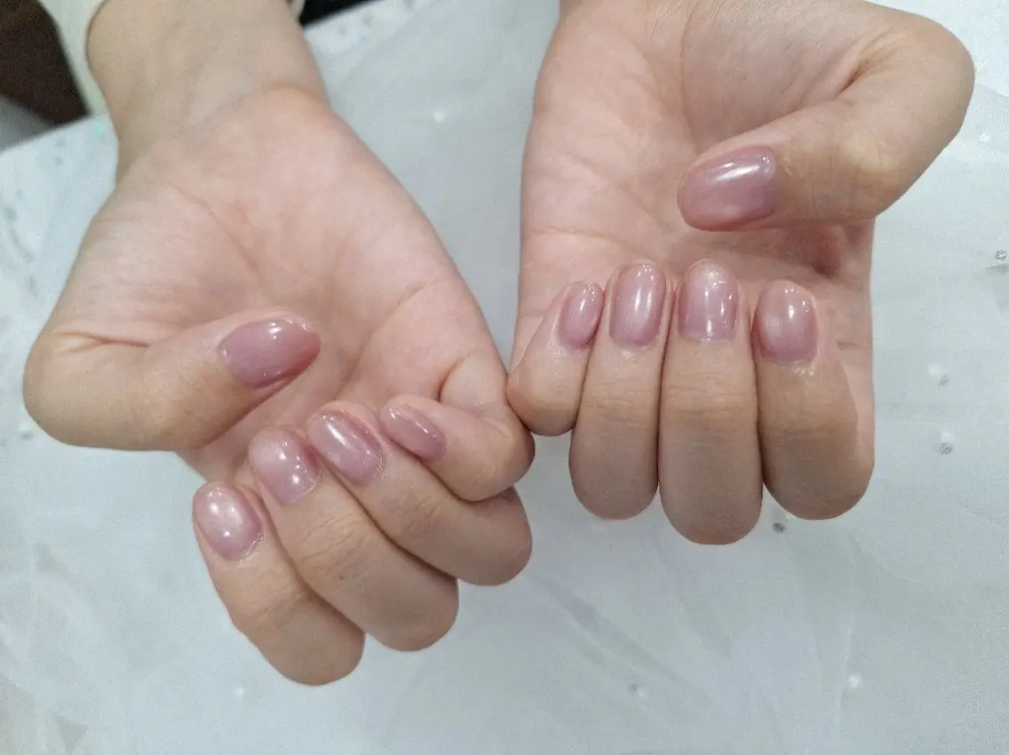 ネイル 氷ネイル・うるうるネイル マグネットネイル Selene uedaのネイルデザイン