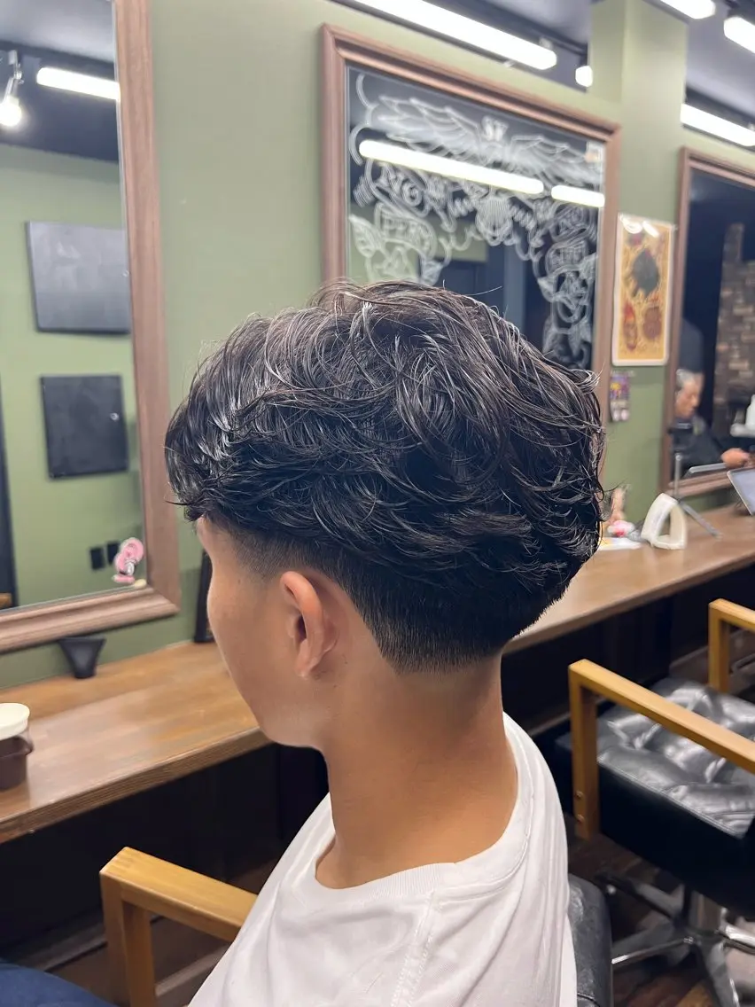 ショート パーマ カット パーマ 【メンズ特化】　倉山 和樹のヘアスタイル