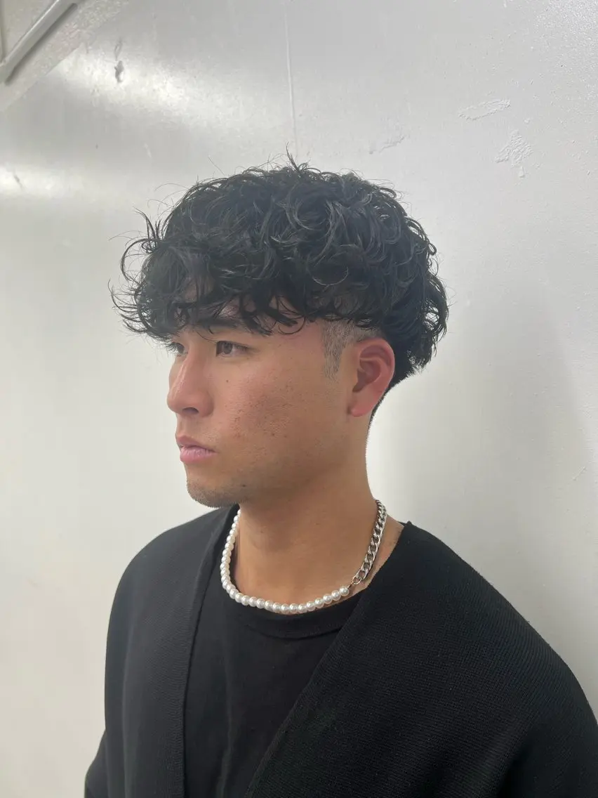 メンズ スペインカール 柏メンズパーマ特化 蛯谷 晃裕のヘアスタイル
