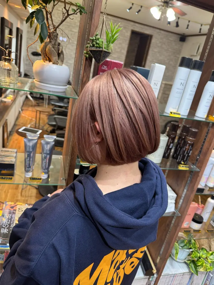 【営業後限定】ブリーチ【ボブの方のみ】➕トリートメント🫧の写真