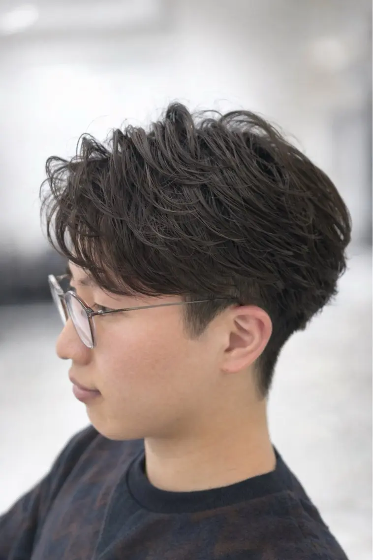 【骨格矯正のオリジナルデザイン🔥】 メンズカットの写真
