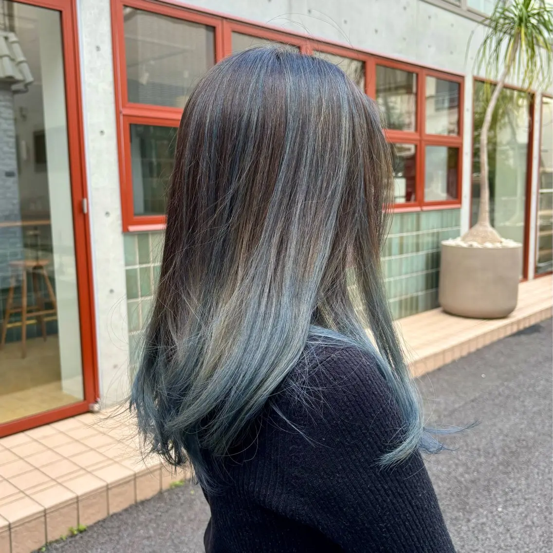 ロング カラー ヘアカラー トリートメント SHO 👻原宿 /艶カラーのヘアスタイル