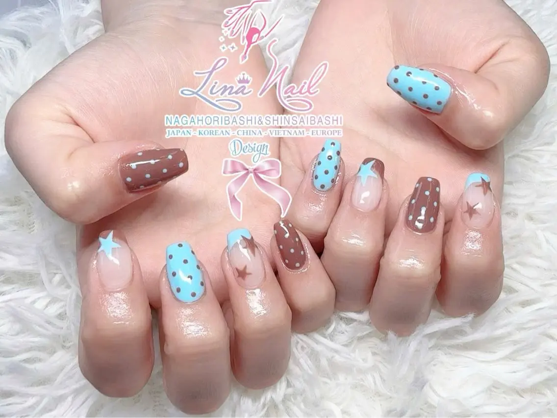 ショート フットネイル Linanail Nambaのマツエク・マツパデザイン