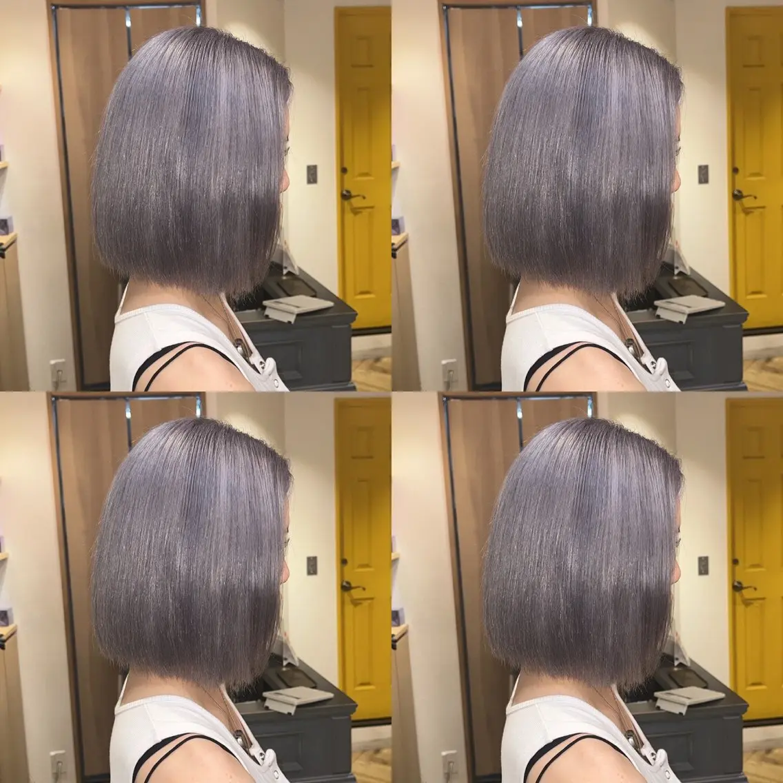 ショート カラー ヘアカラー トリートメント ✨レイヤー/髪質改善 /縮毛矯正✨ナカムラのヘアスタイル