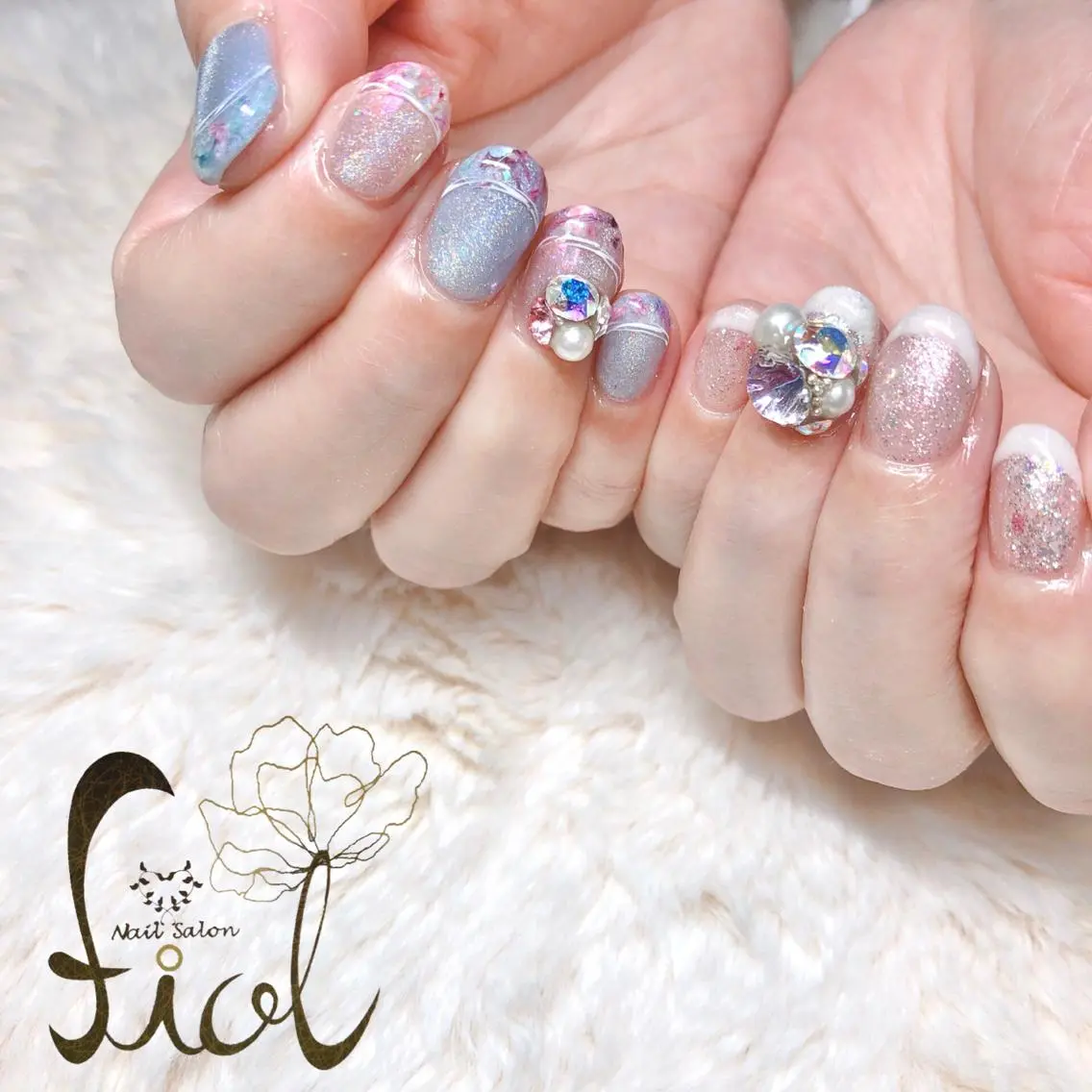 ネイル 持ち込み ハンドネイル nail salon fiolのネイルデザイン