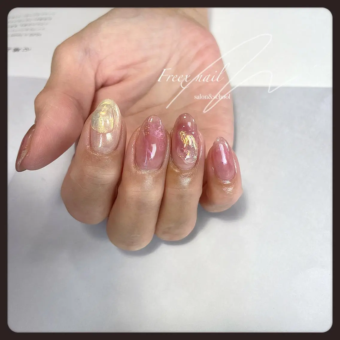 ネイル ニュアンスネイル ハンドネイル ハンドケア freex nail /ニュアンス/個性派のネイルデザイン
