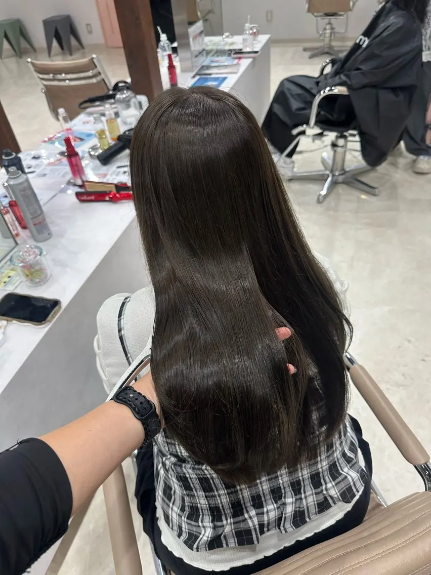 ロング 韓国レイヤー特化 /ミクのヘアスタイル