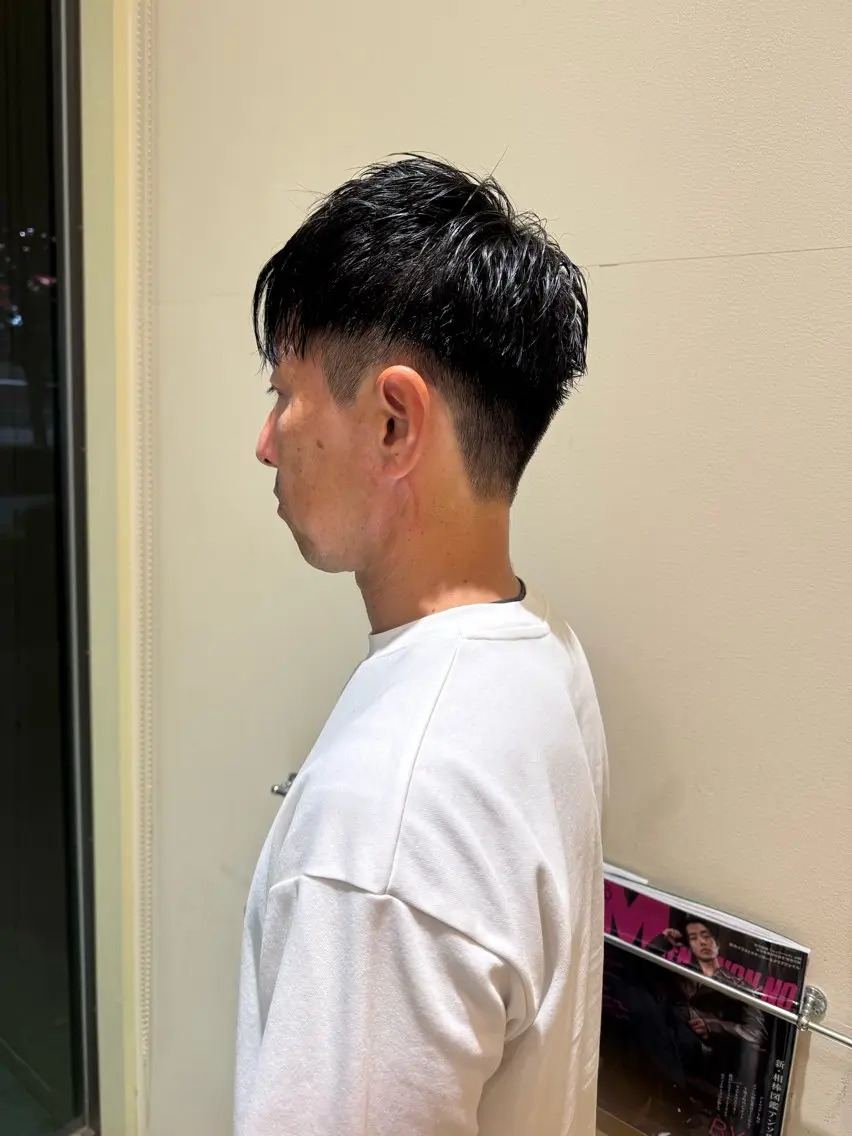メンズ 刈り上げ 中島 紗來のヘアスタイル