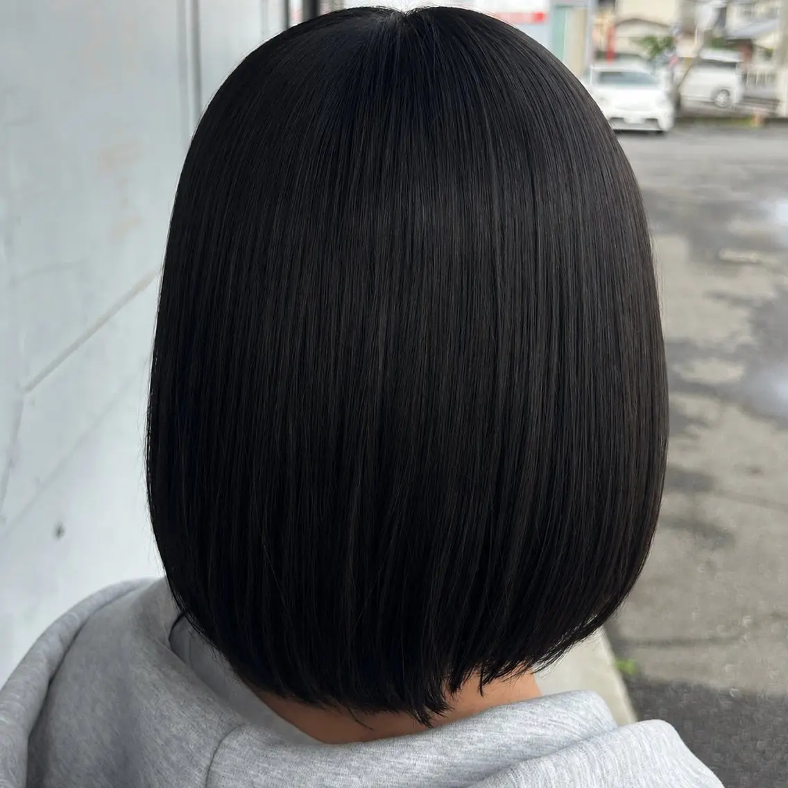 カラー 黒髪 ヘアカラー トリートメント ✧︎*ブリーチ/艶 カラー*.+ﾟ瑠璃のヘアスタイル