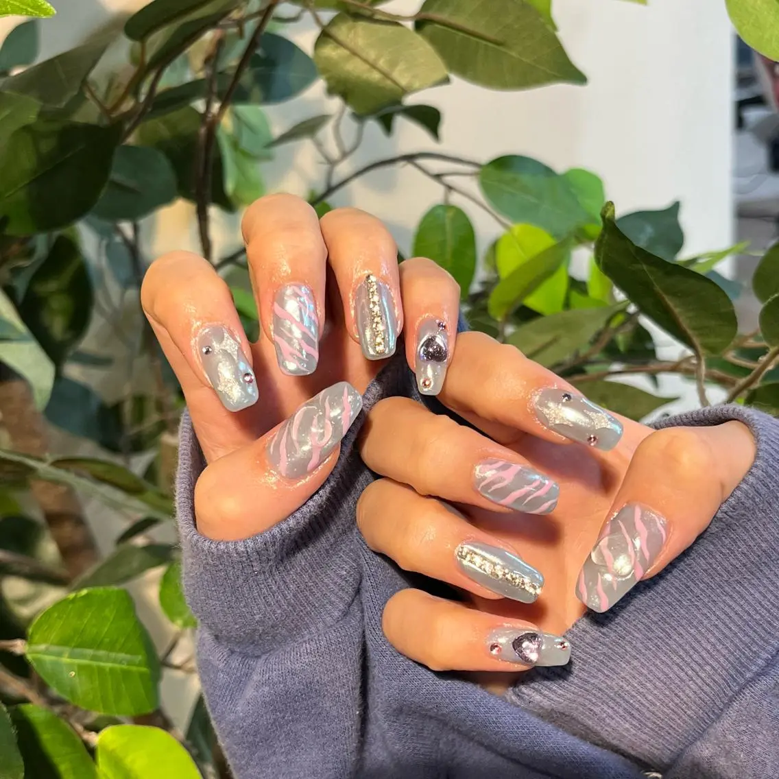 ネイル ハンドネイル ☁️BLITZ 🎀笠原雪音🎀のネイルデザイン
