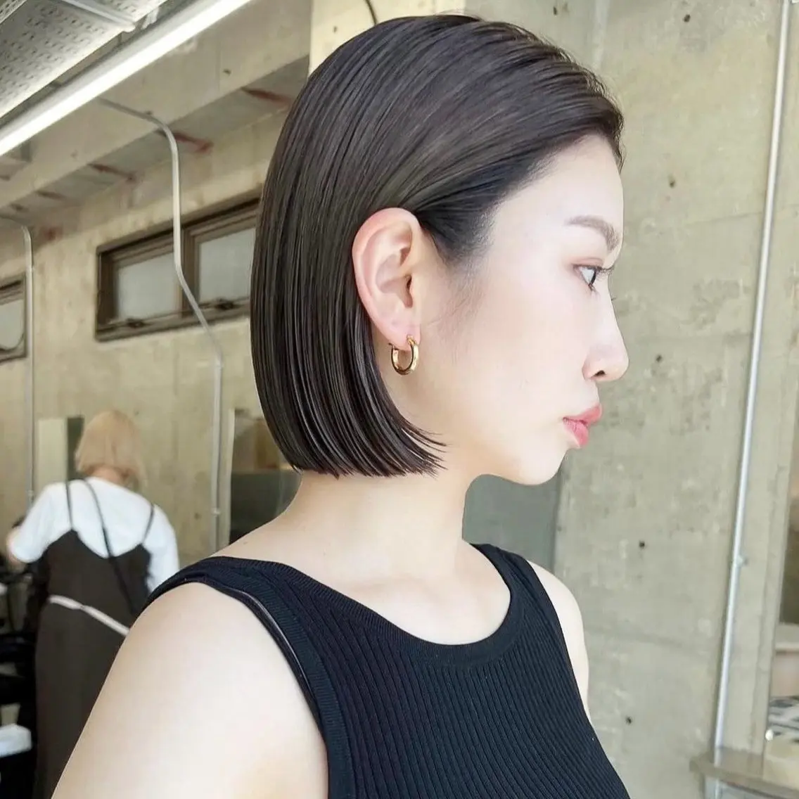 ミディアム ✨縮毛矯正/ボブ✨ 佐藤 さくらのヘアスタイル