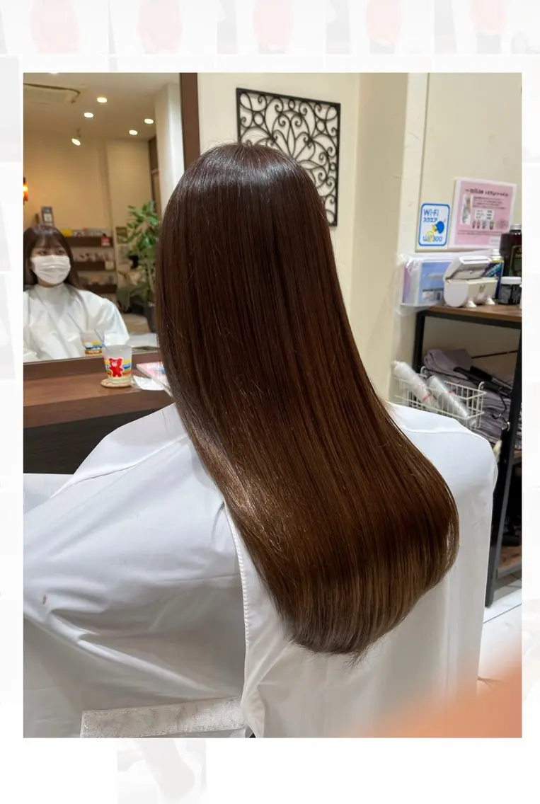 【美髪！柔らかストレート】縮毛矯正＋カット＋システムTｒの写真