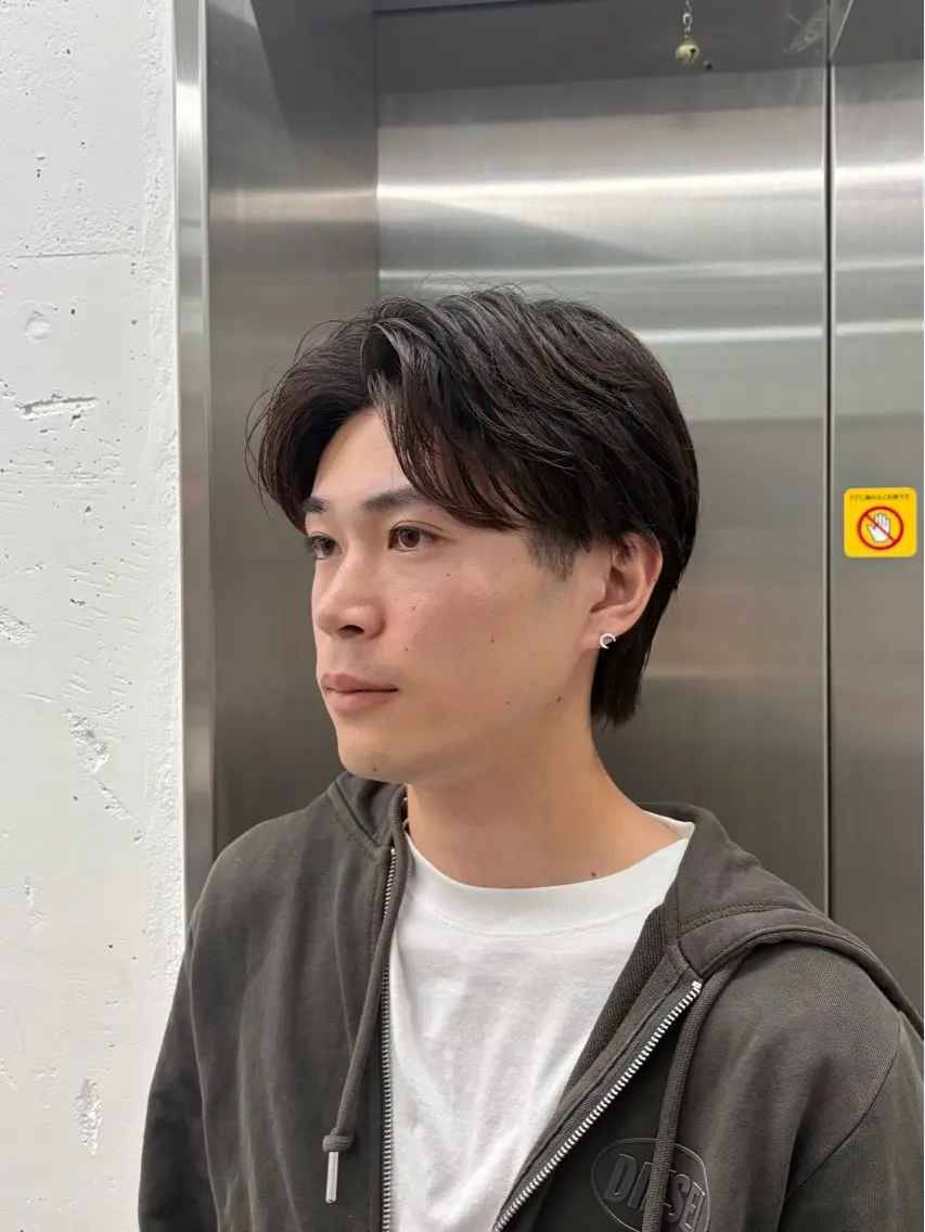 【メンズ限定🚹】似合わせカット+ニュアンスパーマ/毛流れパーマの写真