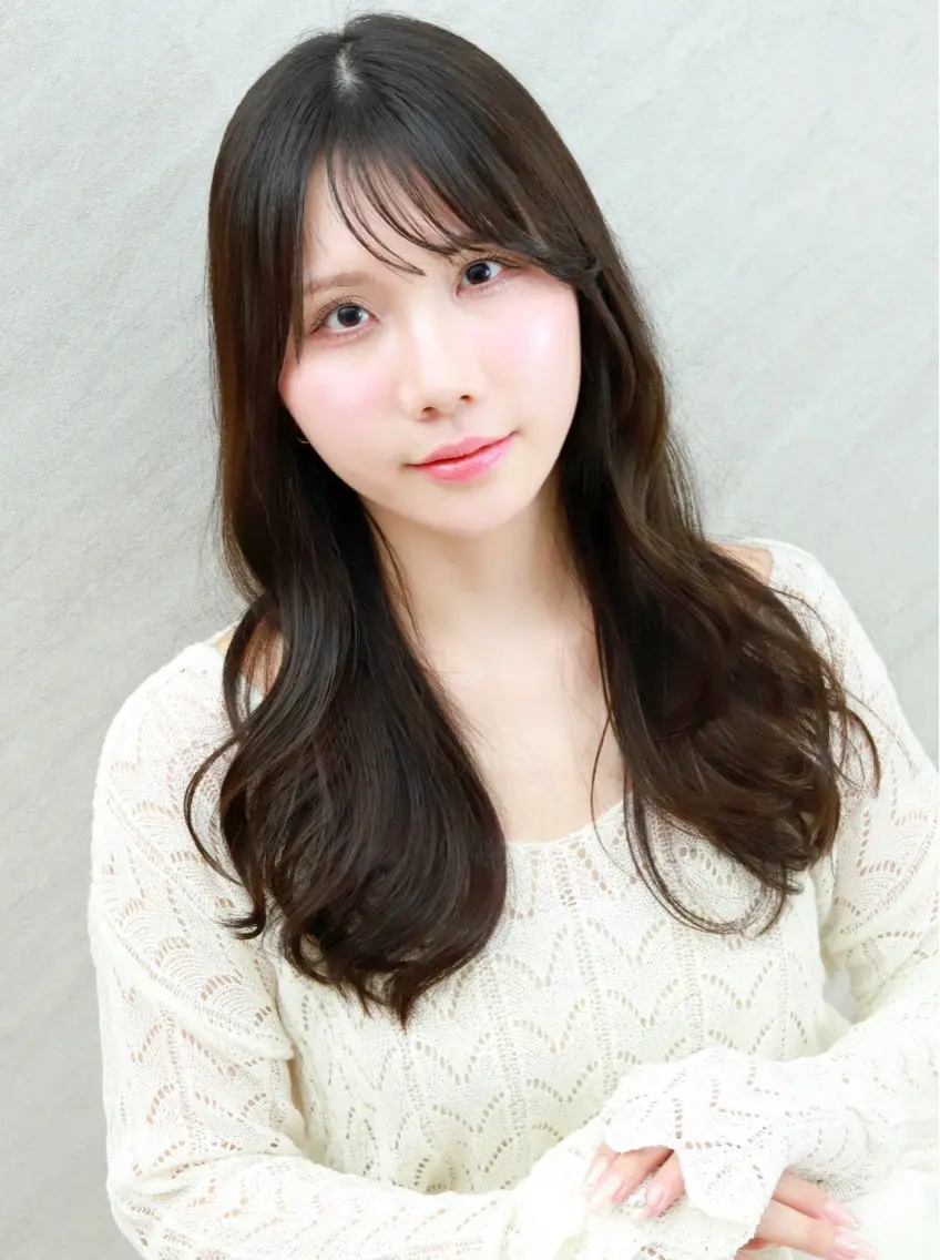 ロング 安藤 明日翔のヘアスタイル